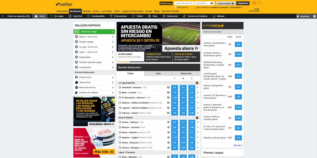 betfair sports betting