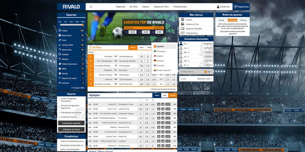 apuestas deportivas rivalo