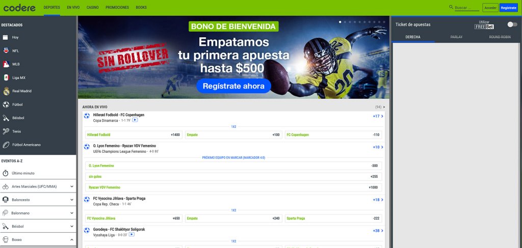 Apuestas tenis Codere