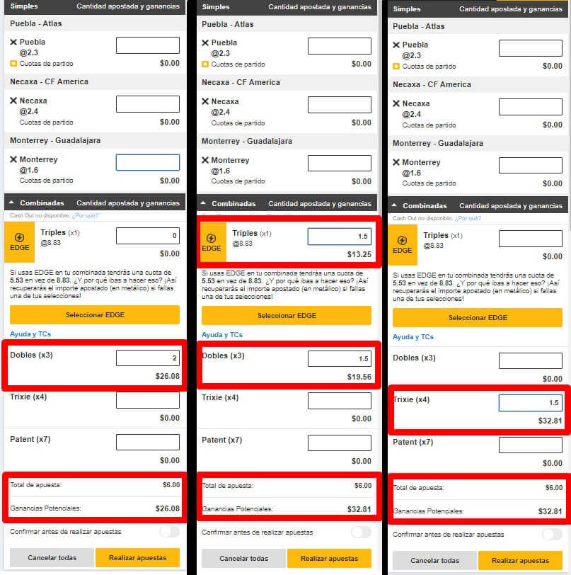 Sistema de apuestas confiable