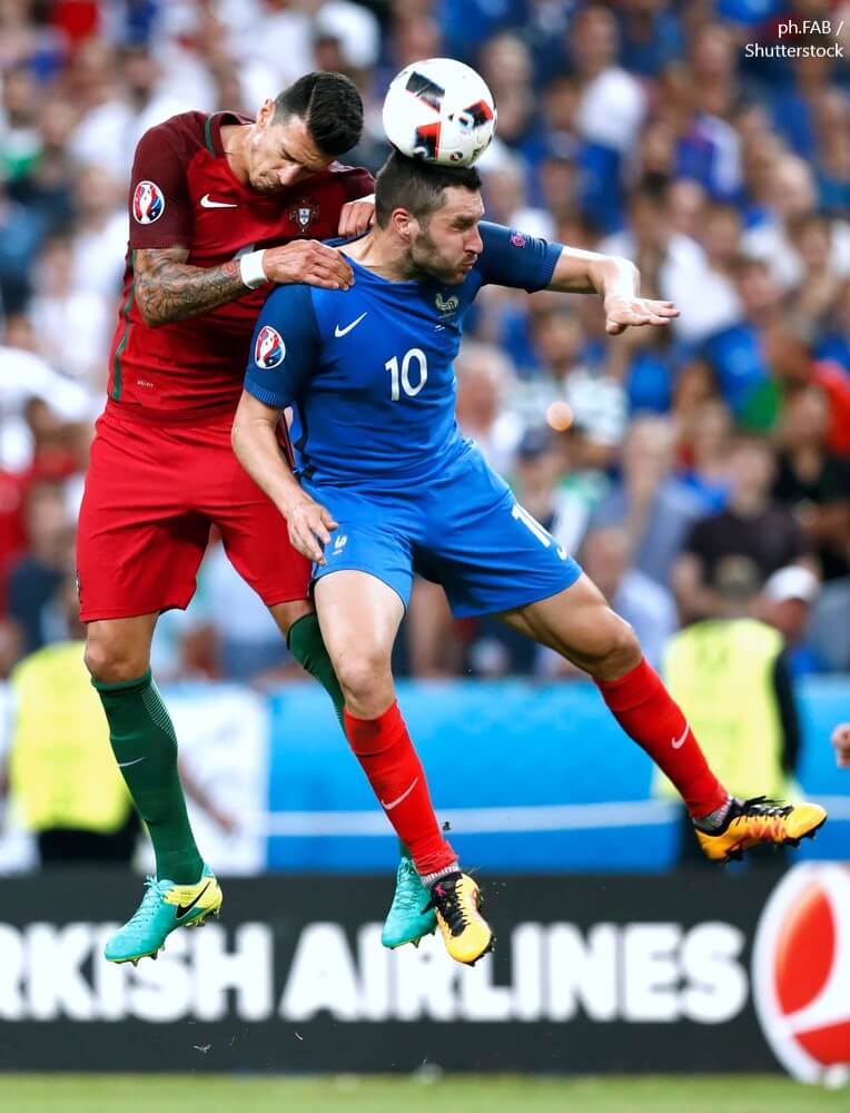 UEFA Euro 2016 Final - Portugal vs France - Saint-Denis - Stade de France - 10-07-2016 José Fonte, André-Pierre Gignac