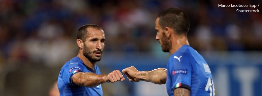 Mejores casas Apuestas EURO 2020 UEFA Italia BONUCCI CHIELLINI Banner