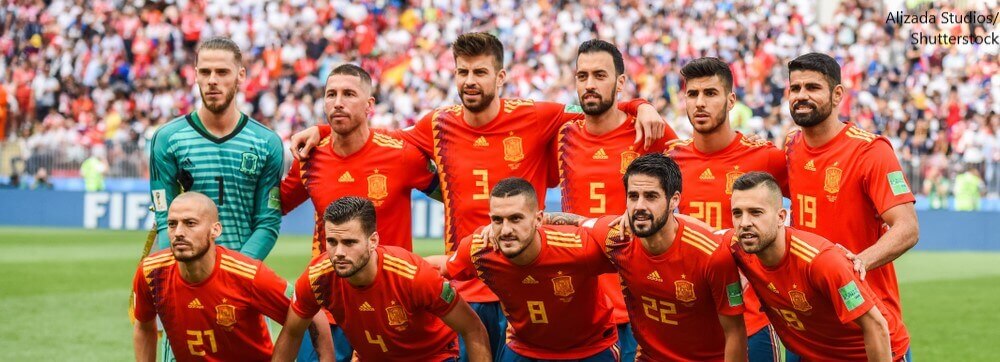 Apuestas Europeo 2020. España es una de las favoritas para ganar la Eurocopa.