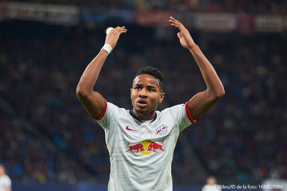 Christopher Nkunku, jugador del RB Leipzig.