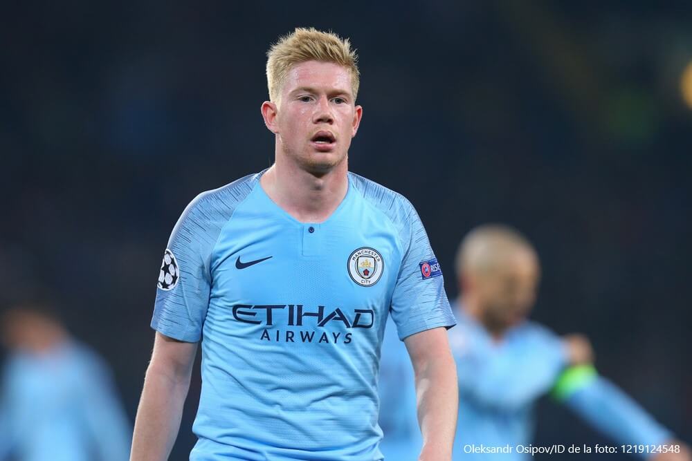 Kevin De Bruyne, con la camiseta del Manchester City.