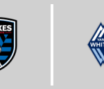 San Jose Earthquakes vs Vancouver Whitecaps