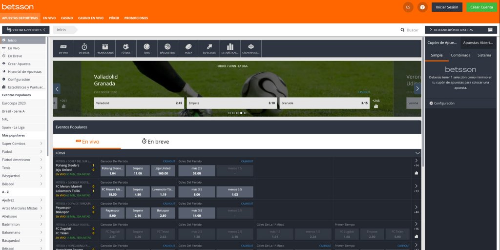 Apuestas Betsson