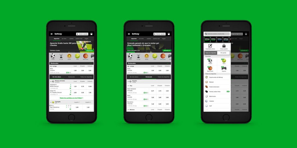 Apostar desde un celular con betway